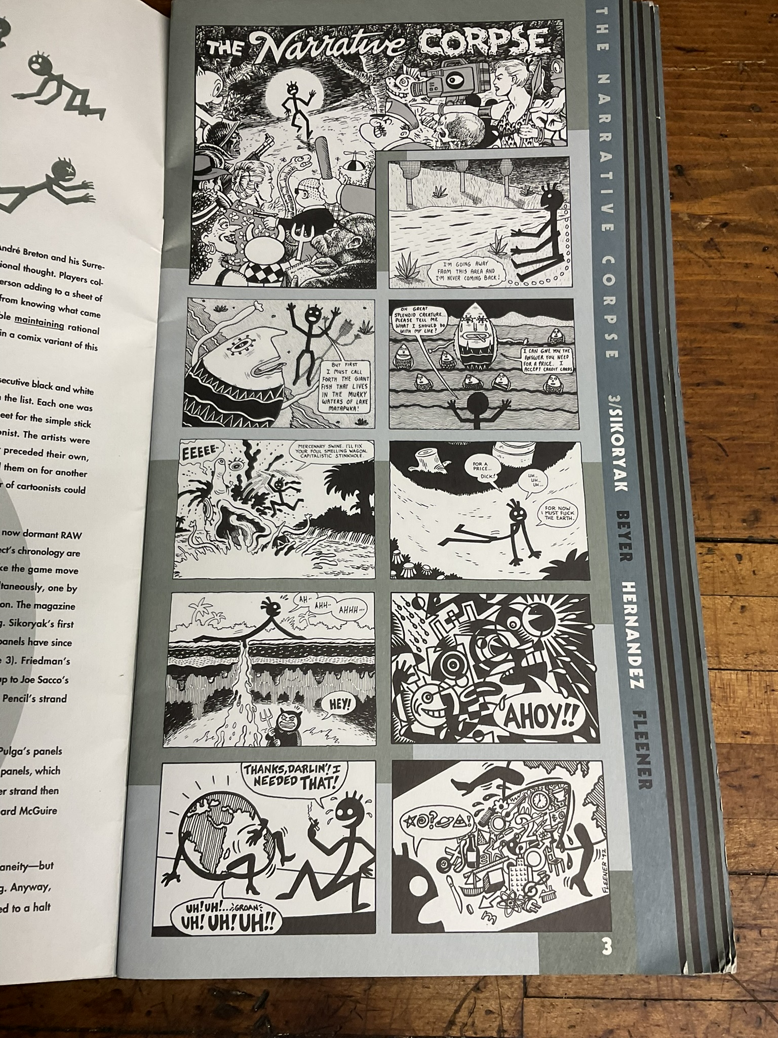 1995 The Narrative Corpse Oversized Anthology Comic Book