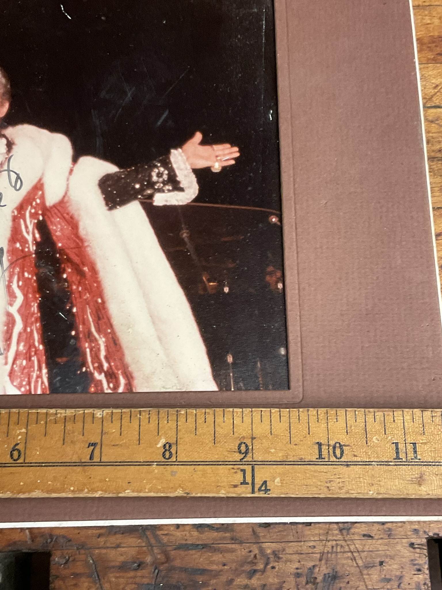 Liberace Autographed Stage Portrait Dated 1984