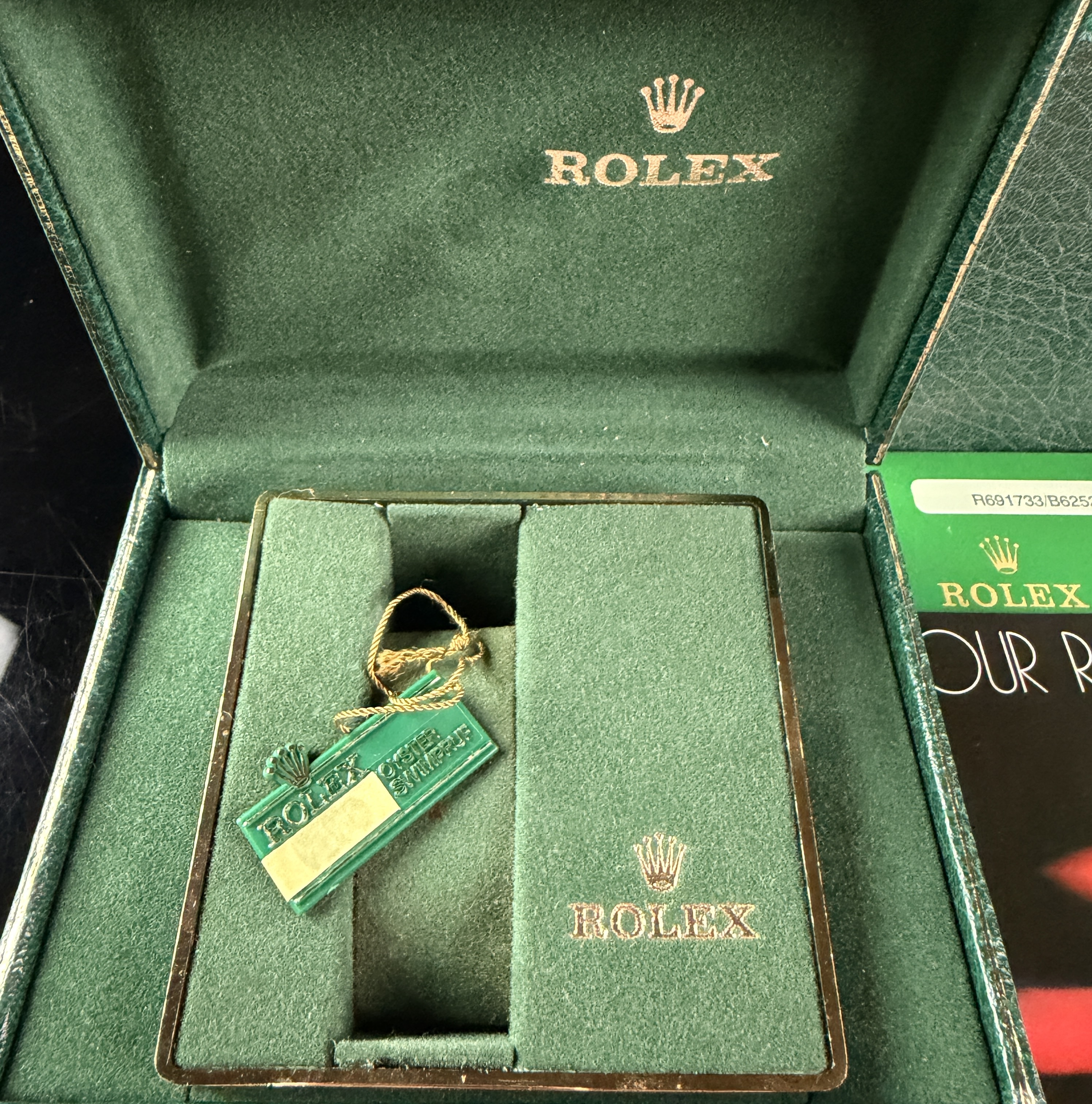 Rolex Datejust Reference 691733 Presentation Box and Paperwork