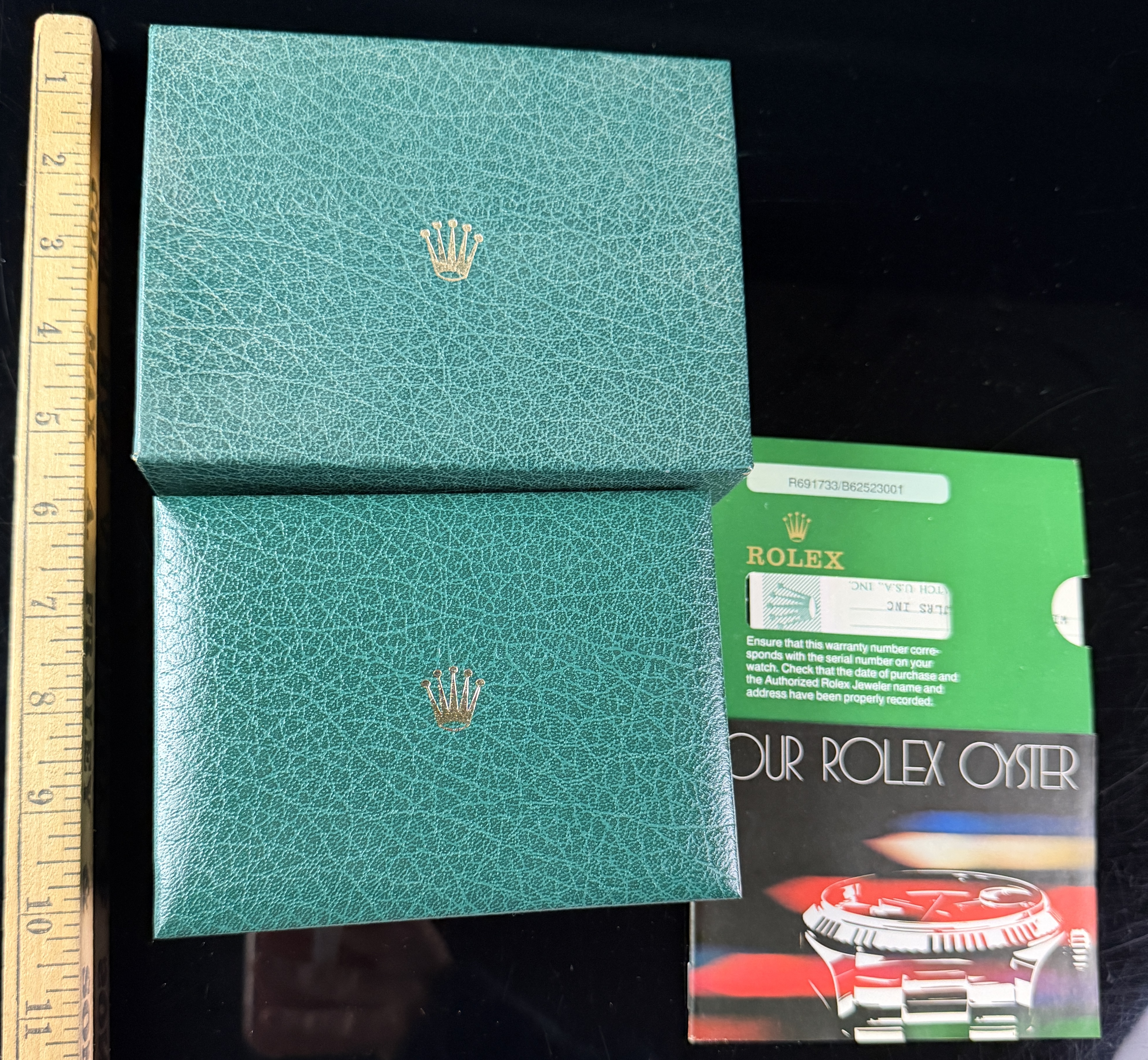 Rolex Datejust Reference 691733 Presentation Box and Paperwork