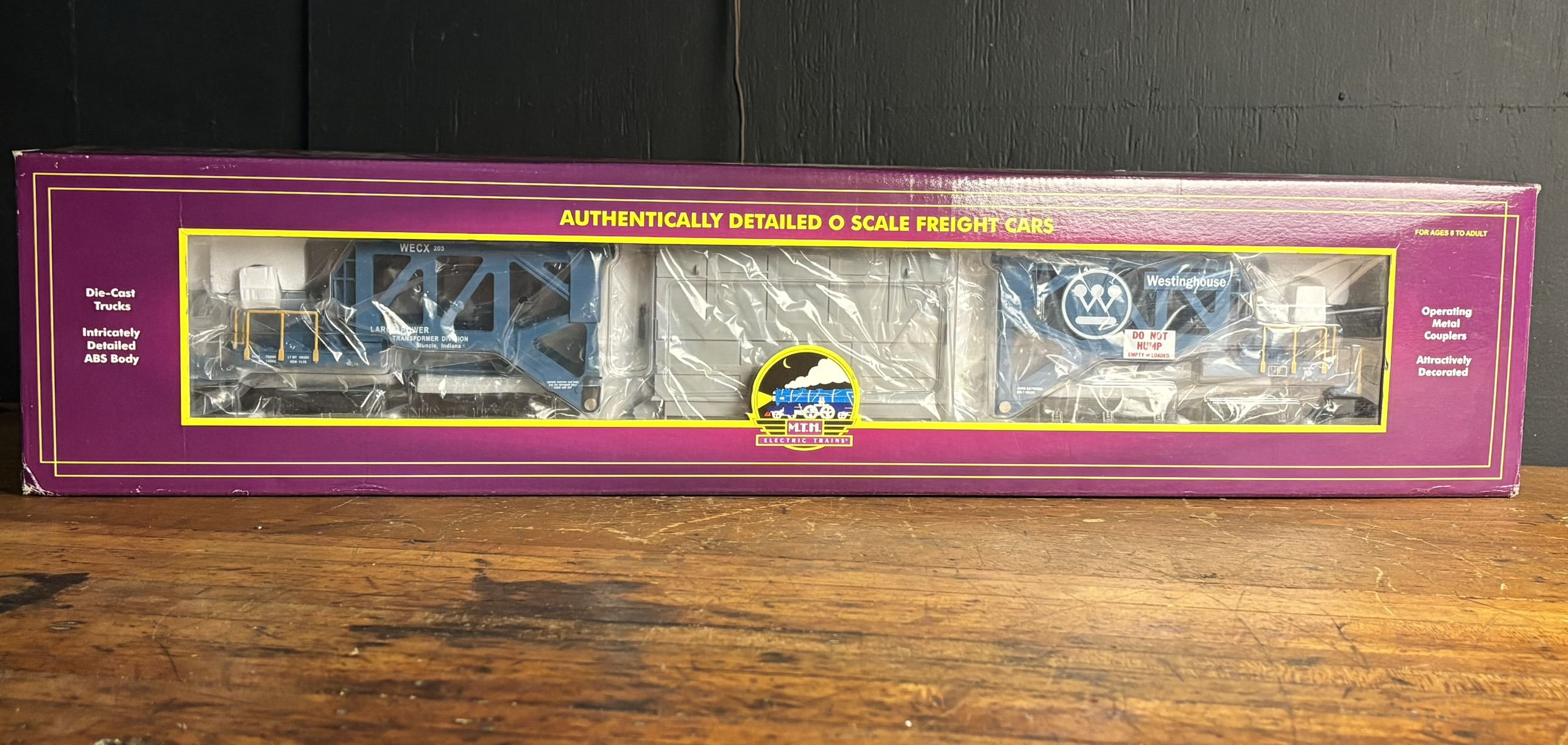 M.T.H. Electric Trains O Scale Westinghouse Schnabel Flatcar with Transformer Load 20-98232
