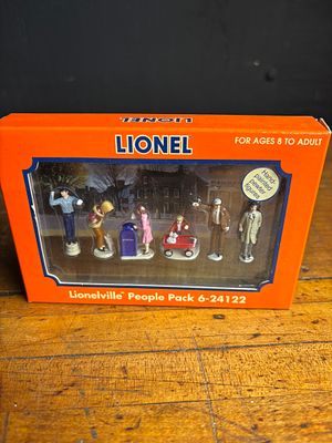Lionel Lionelville People Pack 6-24122 Hand-Painted Pewter Figures. A set of hand-painted pewter 