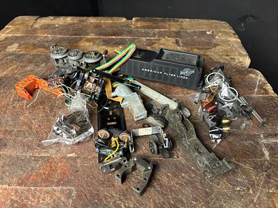 A Collection of Vintage American Flyer S Gauge Model Train Parts and Repair Components. This lot 
