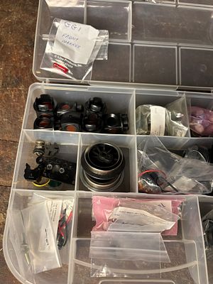 An Assortment of Model Railroad Replacement Parts and Components. A collection of assorted model 