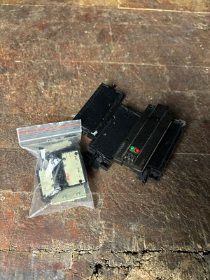 A Group of DZ-1000 Switch Machines and Components. A group of model railroad turnout accessories 