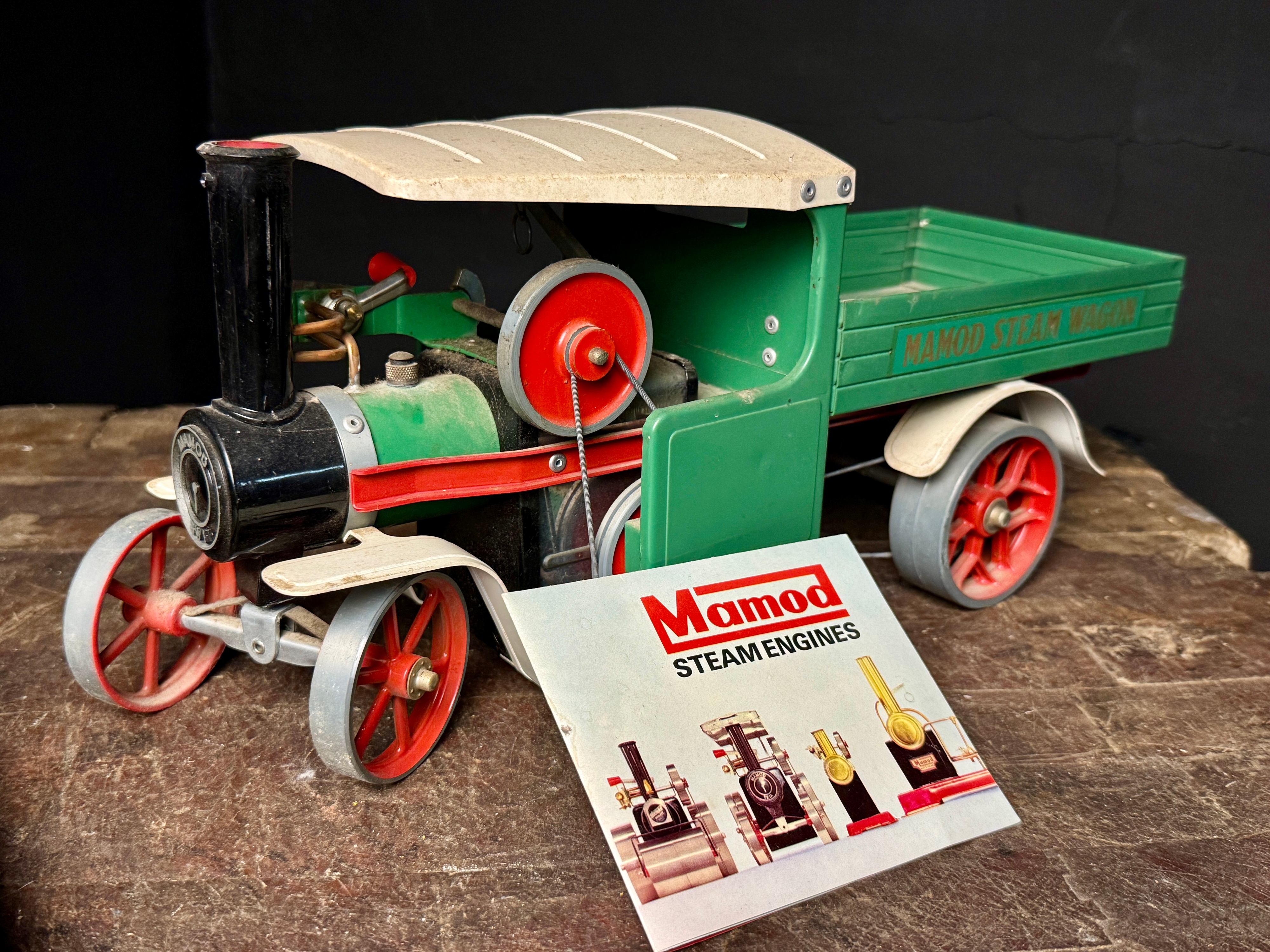Mamod SW1 Steam Wagon with Original Product Catalog