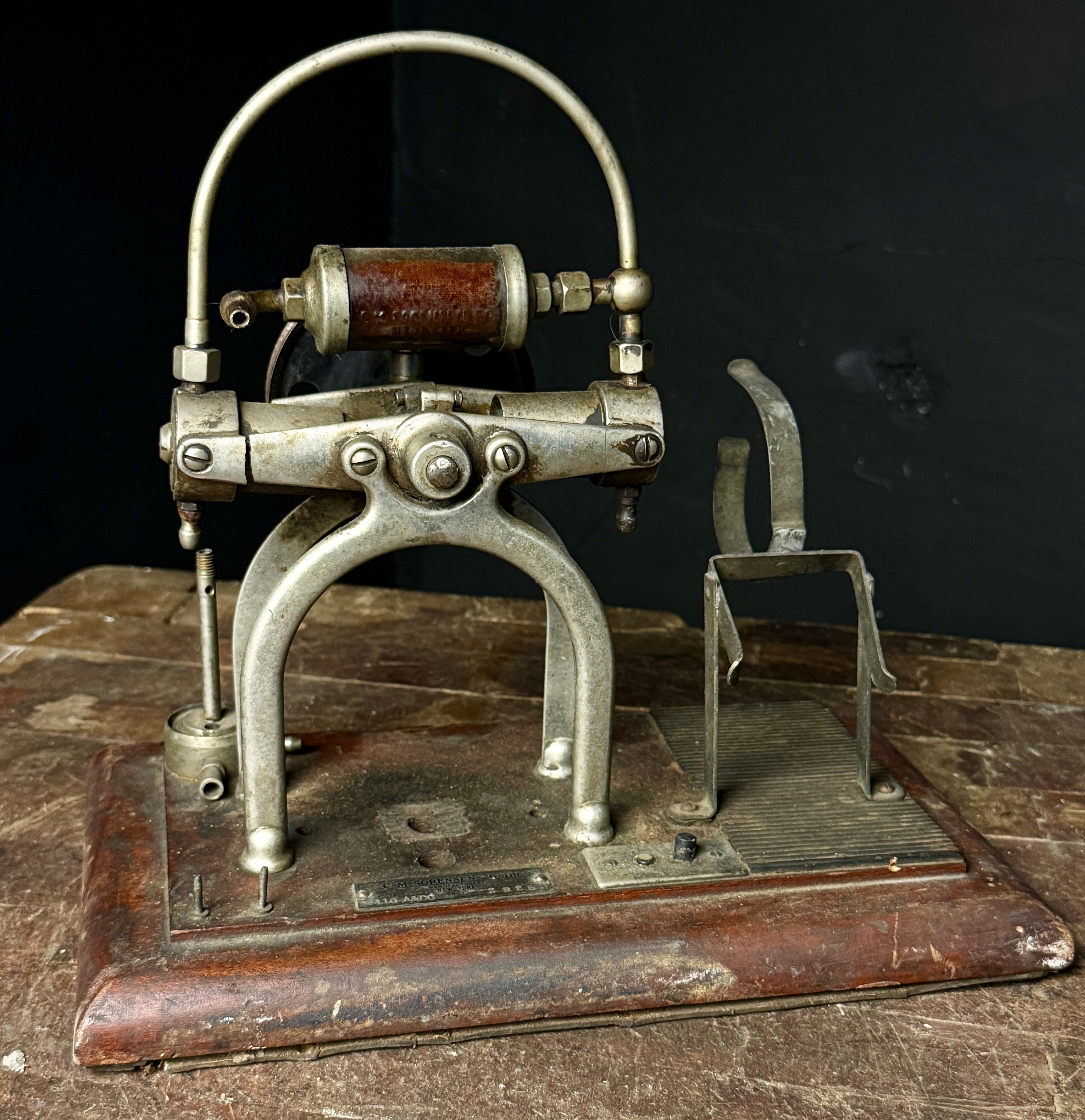 Antique C. M. Sorensen Co. Electric Suction and Pressure Pump