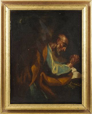 ST PETER THE PENITENT. 1720–1740Oil on canvas, relined, 50&times;38.5 cm (60&times;48.5 cm). Framed.An 