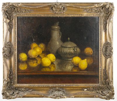 Joseph Jost (1888-1969) - Joseph Jost (1888-1969). STILL LIFE WITH LEMONSfirst third of the 20th 