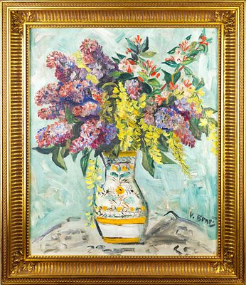 Vincenc Beneš (1883-1979) - Vincenc Beneš (1883-1979). BOUQUETCa 1960Oil on canvas, 73.5&times;61 cm 