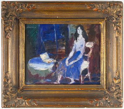 Richard Wiesner (1900-1972) - Richard Wiesner (1900-1972). RETURN FROM WORKfirst half of the 