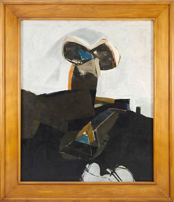 Jilj&iacute; Sedl&aacute;ček (1956-2017) - Jilj&iacute; Sedl&aacute;ček (1956-2017). AWAKENINGprobably around 1968–1975Oil on 