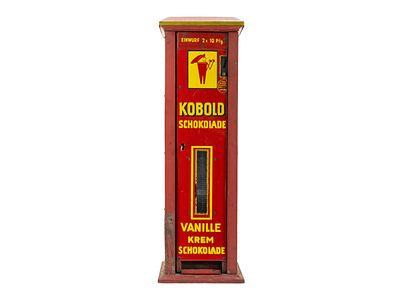 Kobold Wandautomat, Schokoladenautomat, Hamburg-Altona um 1920Seltener Wandautomat Kobold 