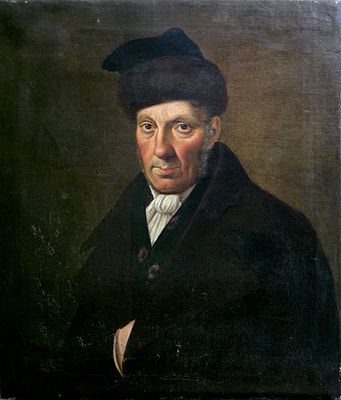 Scuola fiamminga XIX secolo - Ritatto di nobiluomoMisure :cm.63 x 74 Scuola fiamminga XIX secolo 