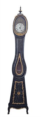 Manifattura italiana XVIII-XIX secolo - OrologioMisure:cm.52 x 21 x 265 h Orologio in legno 