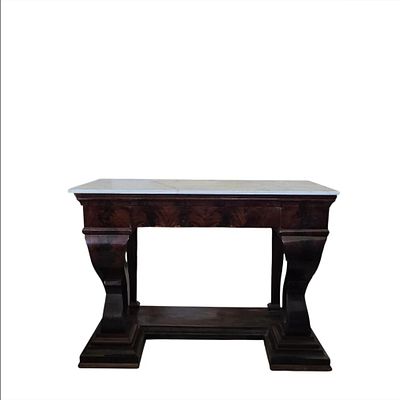 Manifattura napoletana XIX secolo - Consolle Carlo XMisure:cm.135 x 54 x 97h Consolle Carlo X in 