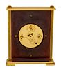 Jaeger Desk Alarm Clock. Jaeger (later known as Jaeger Le Coultre) Desk Alarm Clock. 
Gilt Image - 3