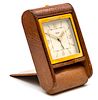 Jaeger Travel Alarm Clock. Jaeger Travel Alarm Clock (later known as Jaeger Le Coultre). 
8 day Image - 1