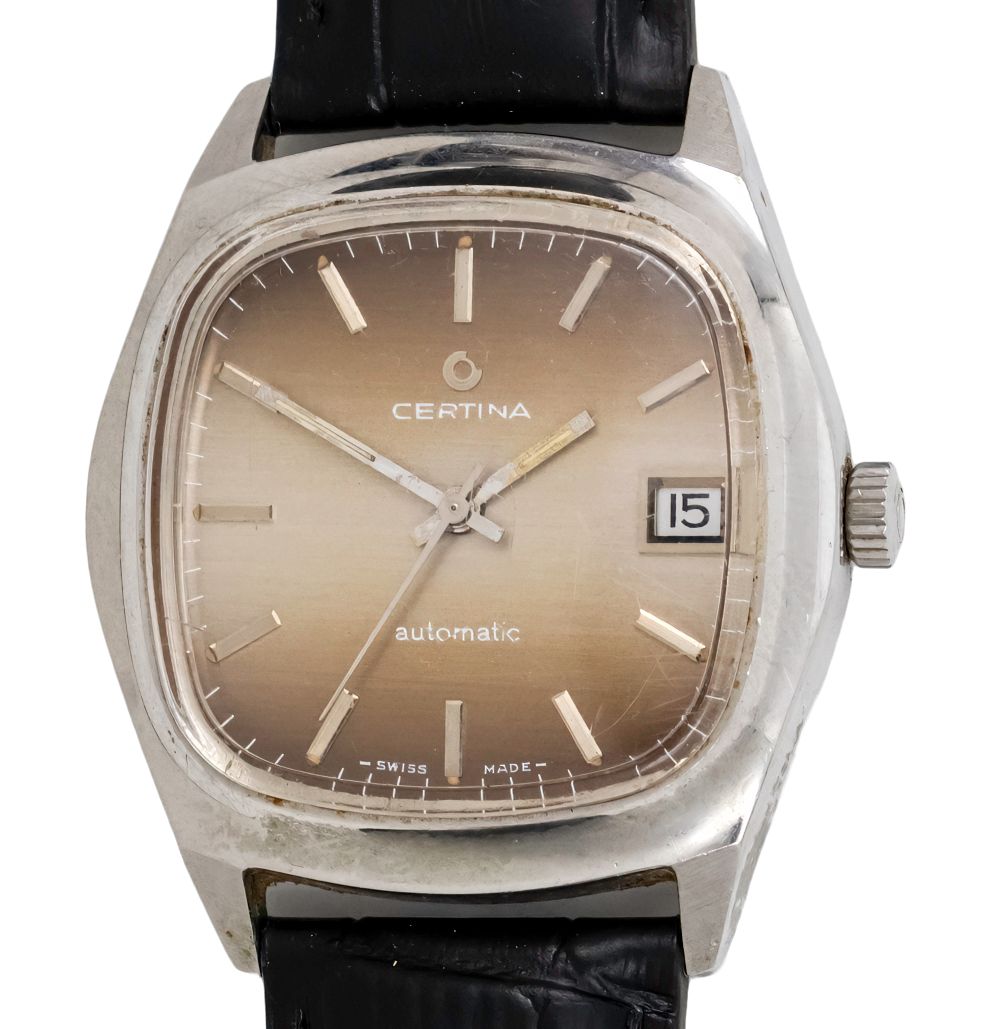 Certina Wrist Watch. Certina Wristwatch. 
Automatic movement, working condition. 
Date. 