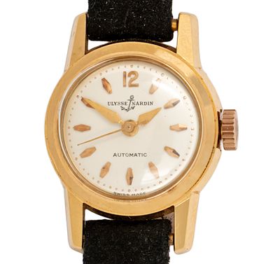 Ulysee Nardin 18k Gold Ladies Wristwatch. Ulysee Nardin Ladies 18k Gold Wrist Watch. 
Automatic 