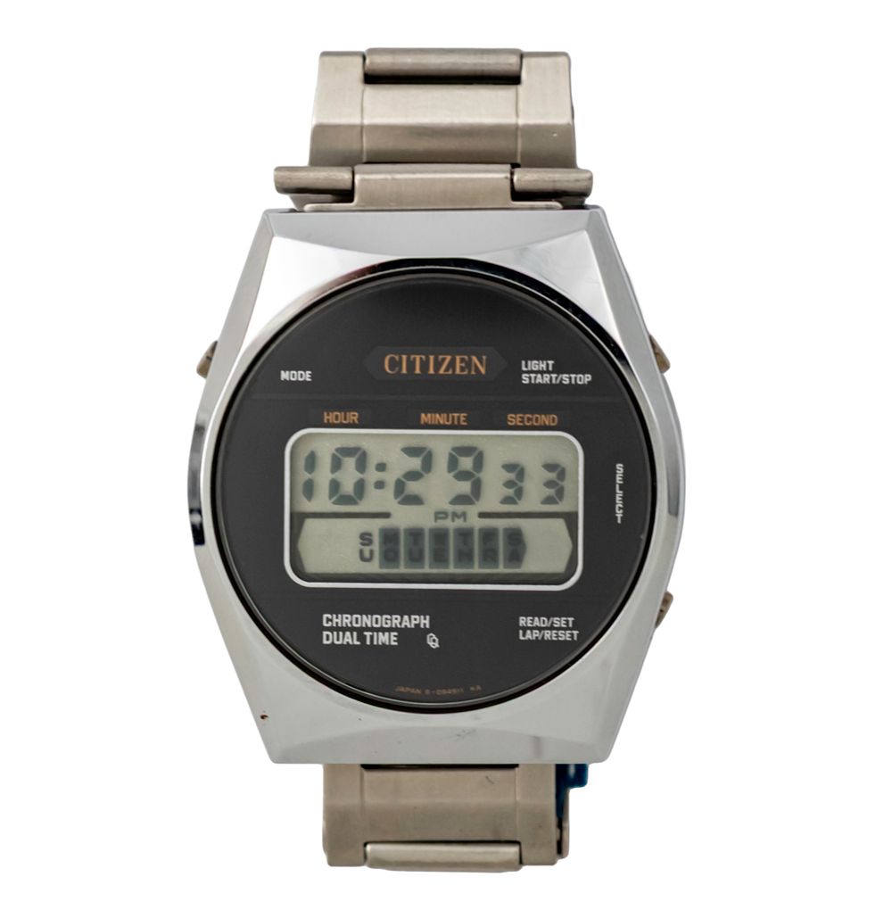 Citizen Chronograph Dual Time Wristwatch, NOS. Citizen Chronograph Dual Time Wrist Watch, NOS 