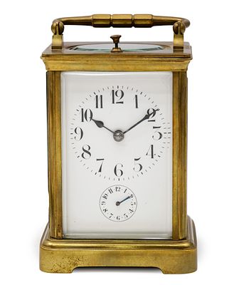Alarm and Repeater Carriage clock, J.E Caldwell & Co, Philadelphia, early 1920's. Alarm and 