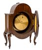 Erwin Sattler Table Mantel Clock. 
Beautifully carved wooden frame. 
Mechanical movement Изображение - 4