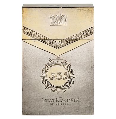 Sterling Silver State Express 555 Cigarette Case. 
With Selective 