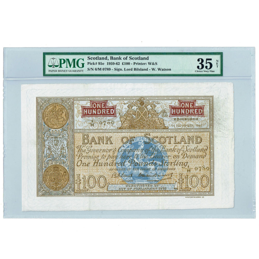 Bidspirit Pasarel Scotland Bank Of Scotland 100