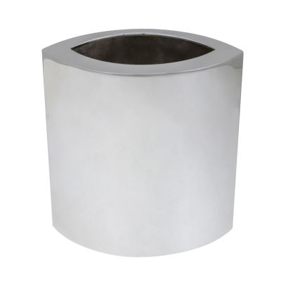 אגרטל כסף סטרלינג. 
עיצוב מודרני. 
חתום - חותמות כסף איטלקי (פדובה). 
גובה: 18ס"מ. 
רוחב: 