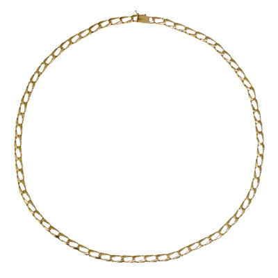 14k Yellow Gold Necklace. 
Marked. 
Safety clasp. 
Length: 75cm. 
34gr.