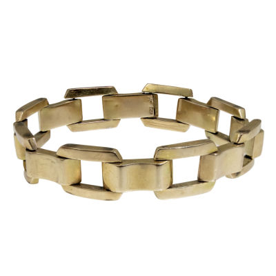 14k Yellow Gold Bracelet. 
Safety clasp. 
Marked. 
Length: 20cm. 
26.52gr. 
Minor flaws.