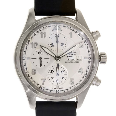IWC Schaffhausen Fliegeruhr Chronograph Spitfire Pilot Wrist Watch. 
Automatic movement 

