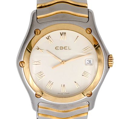 Ebel Classic Wave Wristwatch. Ebel Classic Wave Wrist Watch.
Quartz movement, working