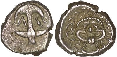 Thrace. Apollonia Pontika. Circa 480/78-450 BC. AR Drachm (3.35g/ 13mm). Light 