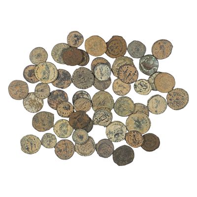Roman Imperial. Æ Follis. Lot of 50