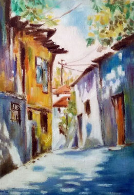 Anton Antonov - Blue mood. Anton Antonov - Blue mood 
60x40 cm 
oil on canvas