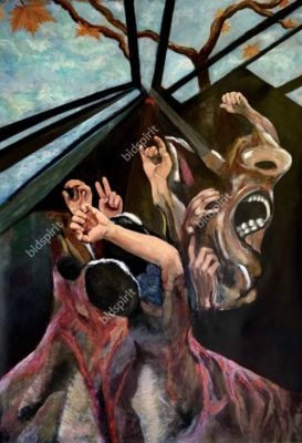 shlomo tuvia - The scream. shlomo tuvia - The scream 
137x107 cm 
Acrylic on canvas