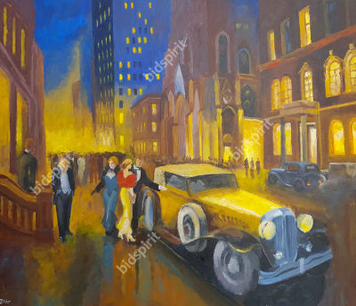 maria shir - "night out in new york". maria shir - "night out in new york" 
acrylic on canvas 
50x70 cm