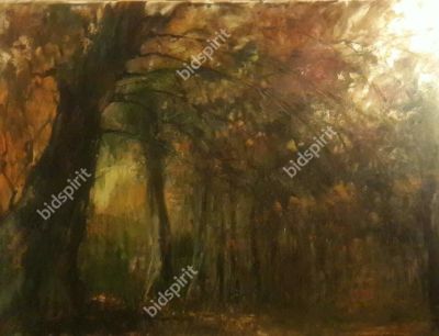Evos Primost - “Hermitage autumn”. Evos Primost- Hermitage autumn 
oil on canvas 
76X59 