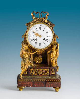 Rel&oacute;gio de mesa, Estilo Lu&iacute;s XVI, segundo modelo de Jean-Gabriel IMBERT. ENG Mantel clock 