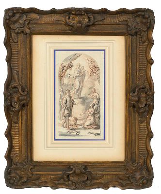 In&aacute;cio DE OLIVEIRA BERNARDES (1695-1781) - In&aacute;cio DE OLIVEIRA BERNARDES, Nossa Senhora com o 