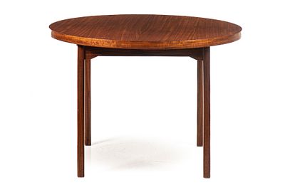 Mesa de jantar, design n&oacute;rdico, em madeira ex&oacute;tica maci&ccedil;a e folheada, com 2 t&aacute;buas. ENG Nordic 