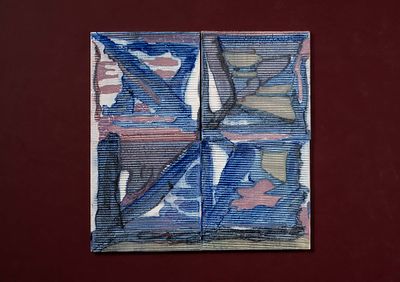 VIEIRA DA SILVA, Maria Helena Vieira da Silva (1908-1992) - VIEIRA DA SILVA, Painel de 4 azulejos 