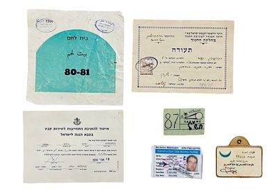 לוט אישורי כניסה, תגים ותעודות מסוגים שונים