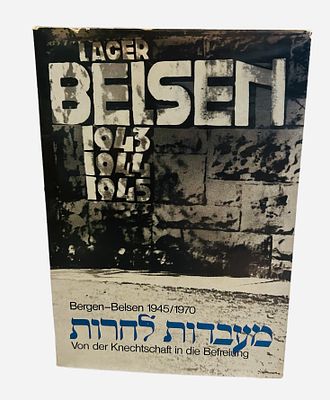 ספר מעבדות לחירות על מחנה ברגן בלזן , 1945-1970 כתוב בגרמנית הודפס בהנובר גרמניה 1970