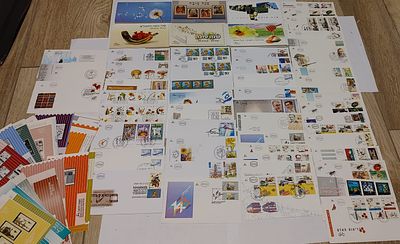 70 פרטי בולאות (פילטאליק) - 50 מעטפות יום ההופעה שנות ה 2000 (בולים נומינלים), 6 שנות טובות 