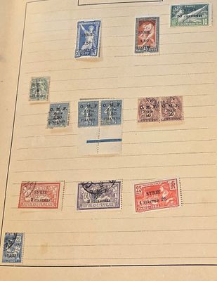 בולי סוריה 1924. כיבוש צרפתי היקרים לא חתומים. שווי קטלוגי מעל 300$ מצבים מעולים. הלא חתומים 