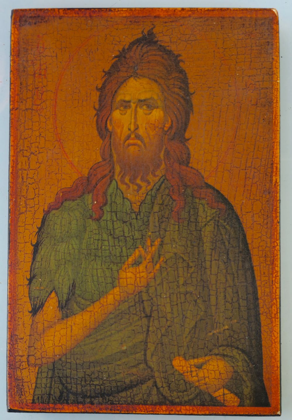 יוחנן המטביל 
שמן על עץ
23&times;15 ס"מ