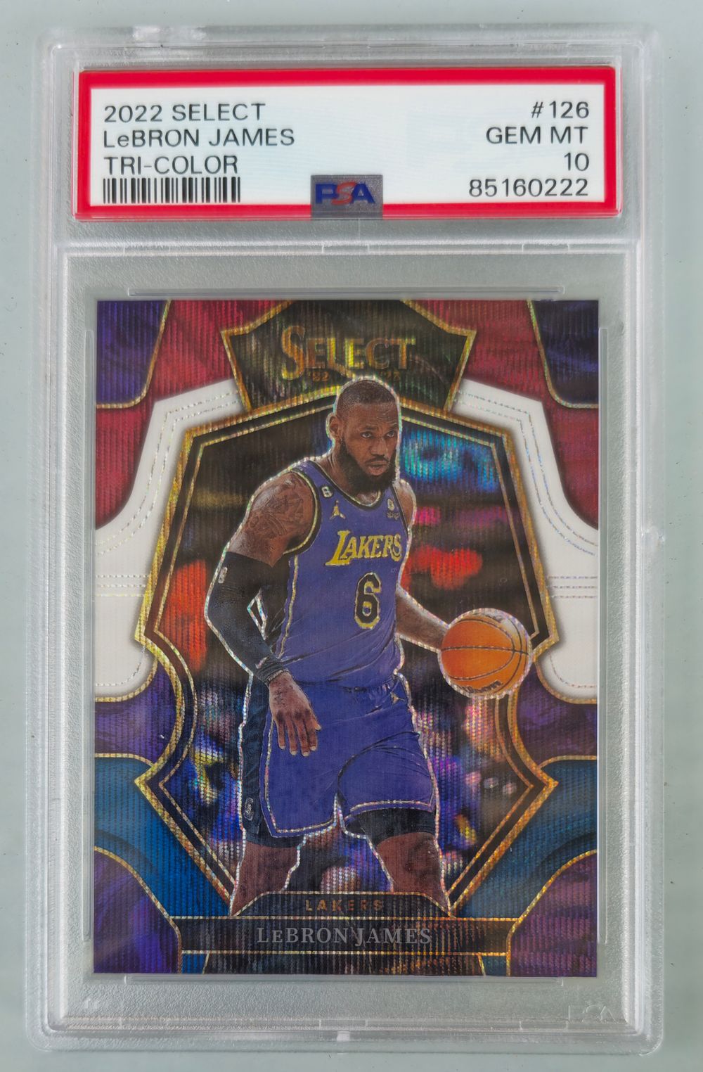 לברון ג'יימס
קלף שחקן מדורג 10!!
חברת PSA .